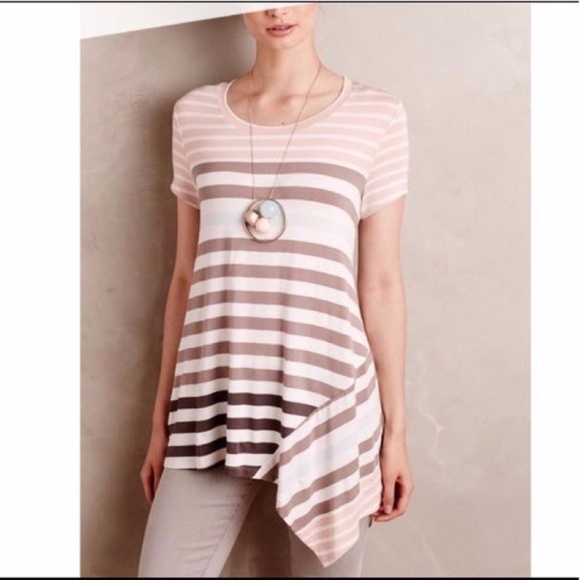 Anthropologie Tops - Little Yellow Button Anthro asymmetrical tunic top